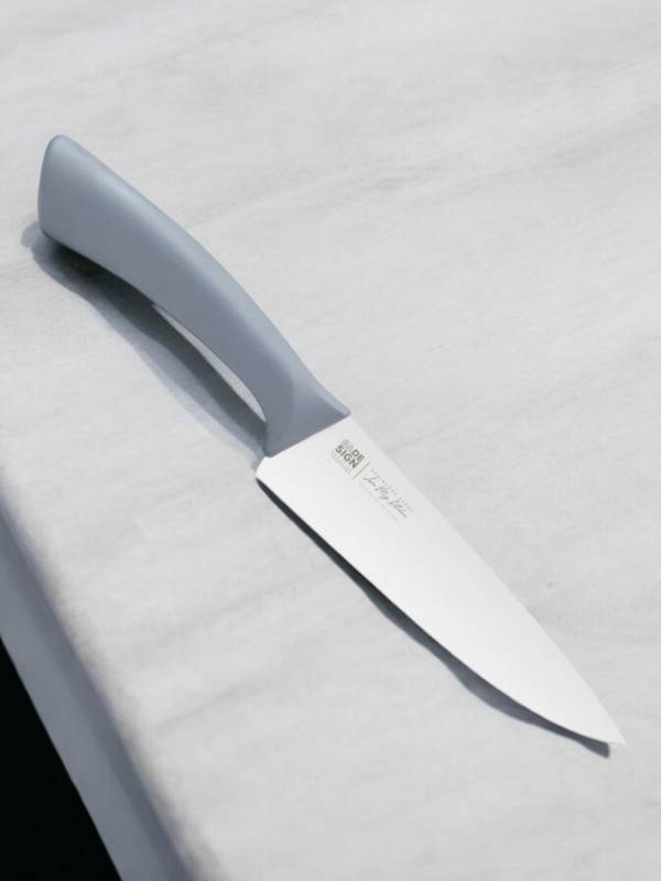Badesign Şef Bıçağı 21cm (Gri) İsme Özel Badesign Şef Bıçağı 21cm (Gri) İsme Özel