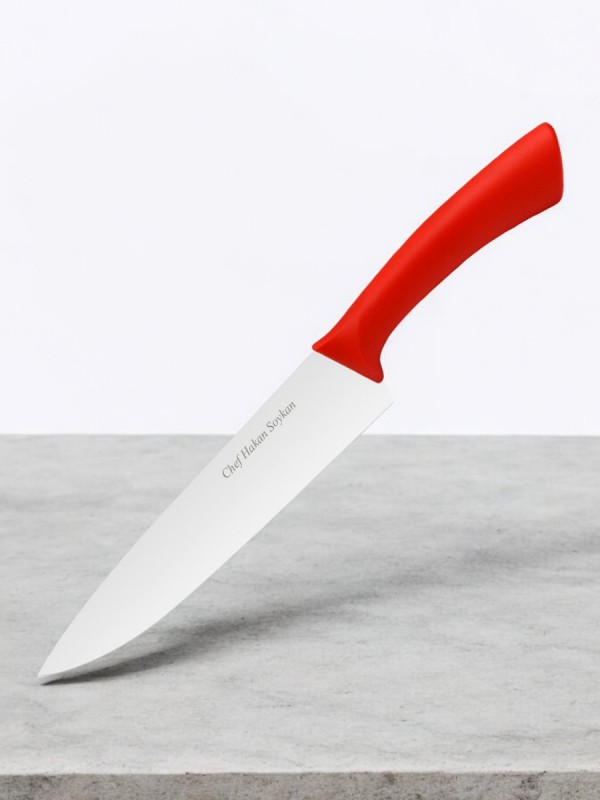 Badesign Şef Bıçağı 21cm (Kırmızı) İsme Özel Badesign Şef Bıçağı 21cm (Kırmızı) İsme Özel