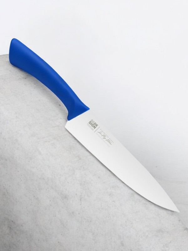 Badesign Şef Bıçağı 21cm (Mavi) İsme Özel Badesign Şef Bıçağı 21cm (Mavi) İsme Özel
