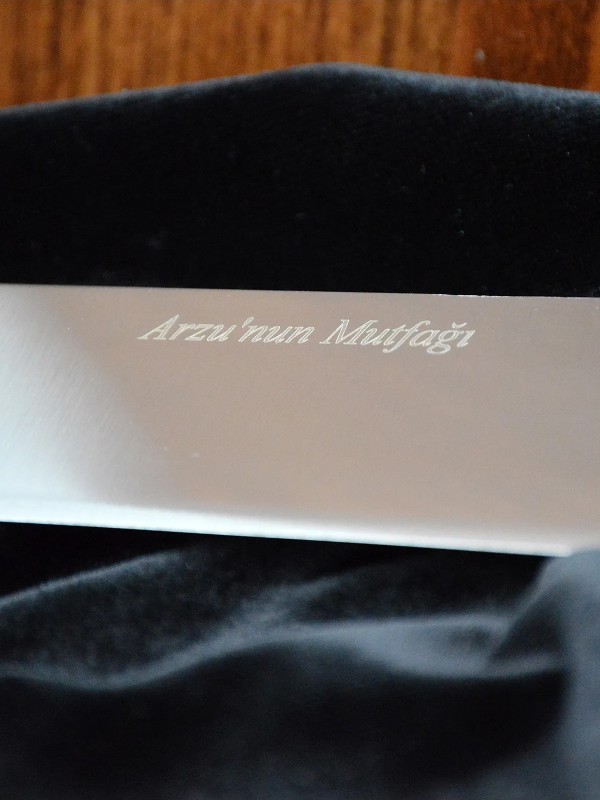 Badesign Premium Şef Bıçağı 21cm İsme Özel