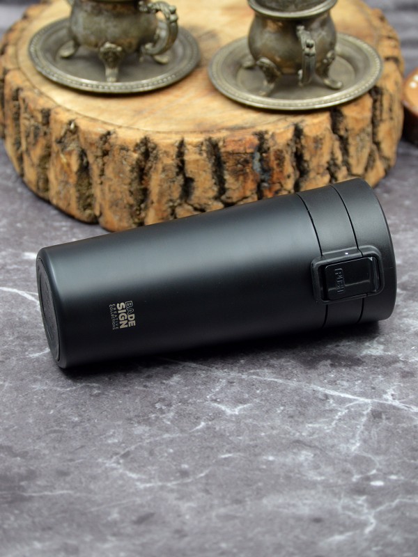 Süzgeçli Termos Paslanmaz Çelik İsme Özel Baskılı Siyah Süzgeçli Termos Paslanmaz Çelik İsme Özel Baskılı Siyah