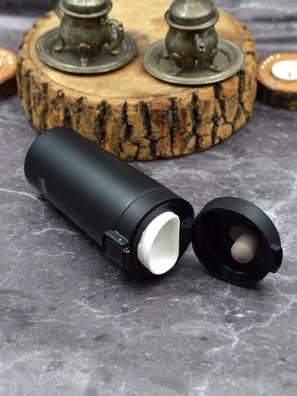 Süzgeçli Termos Paslanmaz Çelik İsme Özel Baskılı Siyah Süzgeçli Termos Paslanmaz Çelik İsme Özel Baskılı Siyah